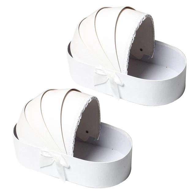2 x culla fiori scatola fiori composizione cesto regalo scatole romanticiscZ3O9