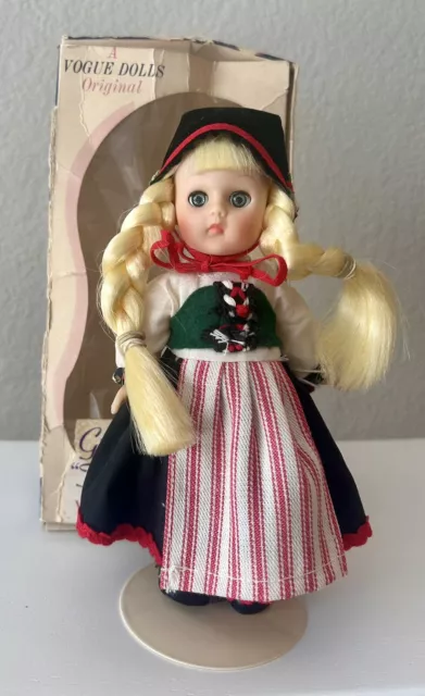 1960s Original Box Vintage Vogue Scandinavia Ginny Doll "Far-away Lands" #202