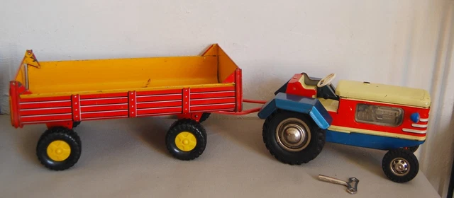 Tracteur DEUTZ avec remorque FORTUNA 1606 SIKU 1/64
