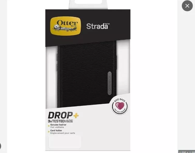 Genuine Otterbox Strada Protective Leather Wallet Case For iPhone 12 Mini 5.4'