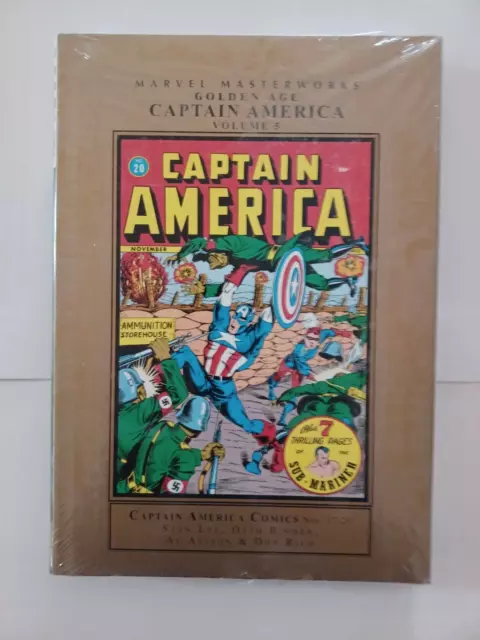 Marvel Masterworks Golden Age Captain America Vol 5 HC Submariner Stan Lee