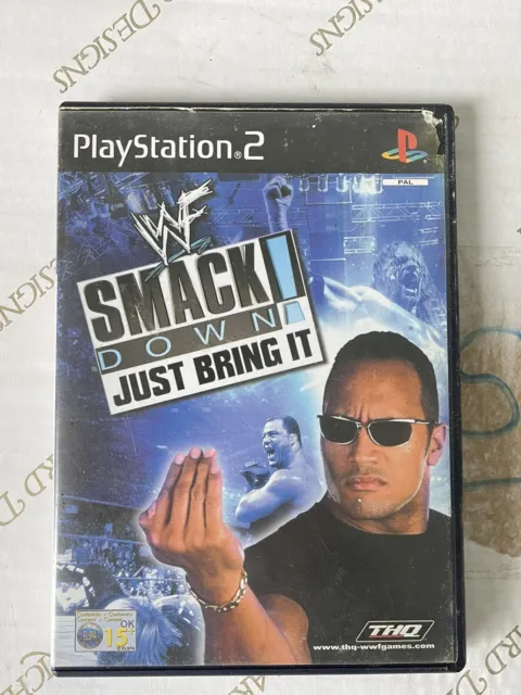 WWF/WWE SmackDown: Just Bring It! PS2 PlayStation 2 PAL/UK Complete with Manual