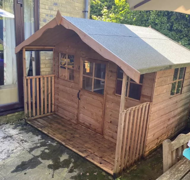 Albany Beechcroft. albany Sheds Wooden Play House 7X7  verandah at the front b