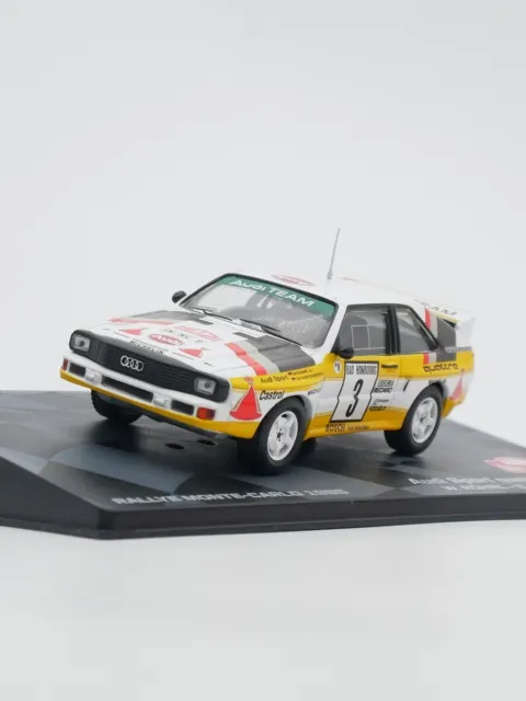 ixo 1:43  Audi Sport Quattro WRC 1985 Rallye Monte Carlo Diecast Car Model