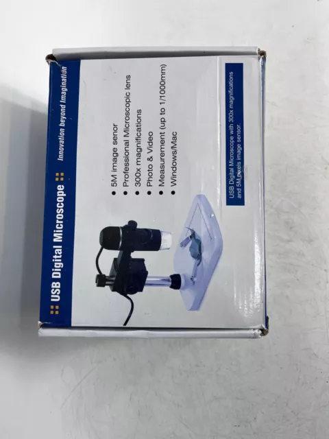 Electron Microscope -300x 5MP - Professional HD USB Digital Microscope LED
