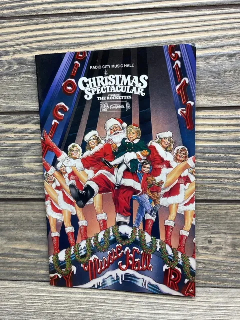 Vtg Christmas Spectacular Starring The Rockettes Radio Music Hall 1990 Pamphlet