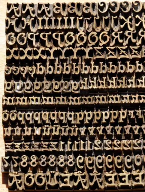 6 mm Prägeschrift Messingschrift Buchbinder Messing Vergoldepresse Buchbinden