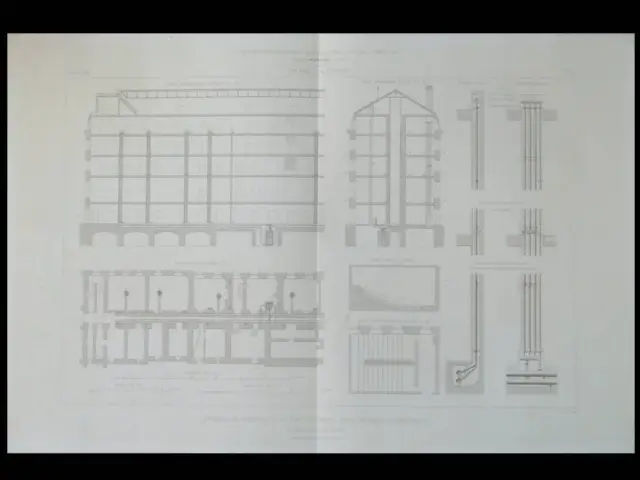 Appareil Chauffage Ventilation - Gravure 1855 - Ecole Polytechnique, Rene Duvoir