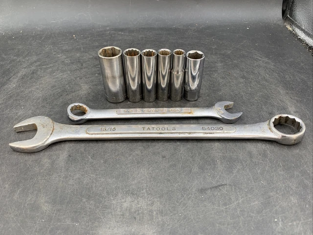 Craftsman Tatools Alltrade wrench & Socket lot of 8
