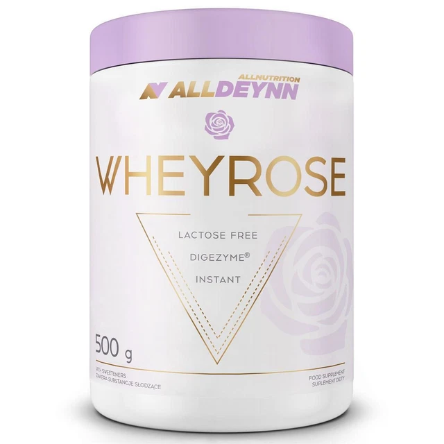 (75,80 EUR/kg) Alldeynn Whey Protein 500g Cioccolato Bianco con Pezzi di Ciliegia