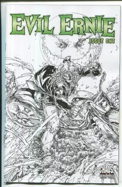 Evil Ernie Vol 3 #1  Brett Booth Line Art Variant Cover D - Dynamite/2021 - 1/10