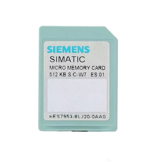 SIEMENS SIMATIC S7 Micro Memory Card 512 KByte 6ES7953-8LJ20-0AA0