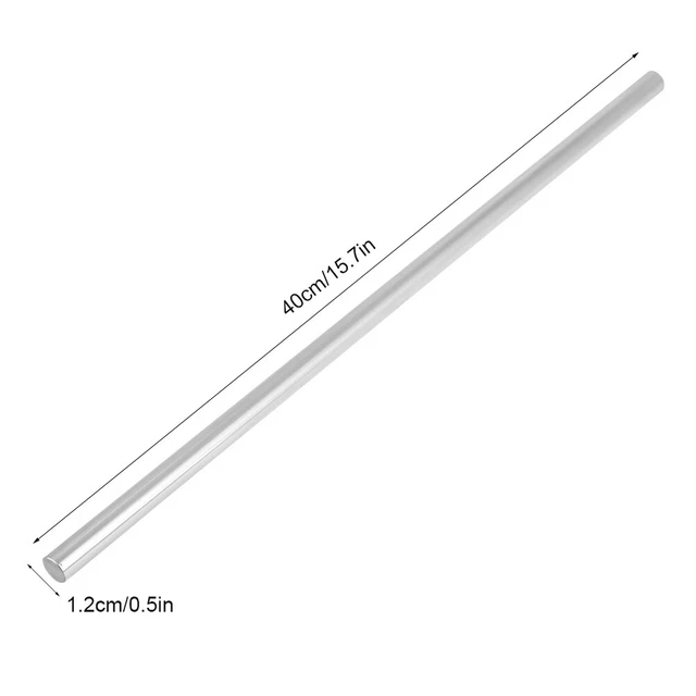 Bearing Steel Cylinder Rail Linear Shaft Straight Round Rod 12mm Diameter 400mm