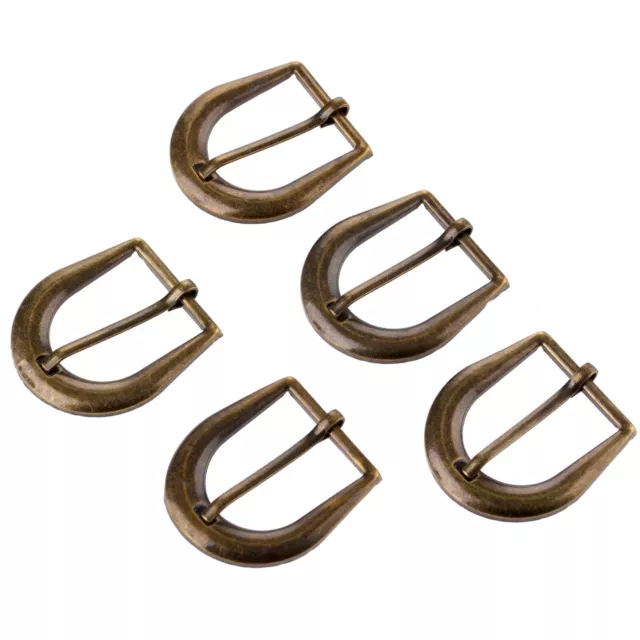 5x Durable Belt Buckle Strap Lot Leathercraft Retro Bronze Antique Vintage Style