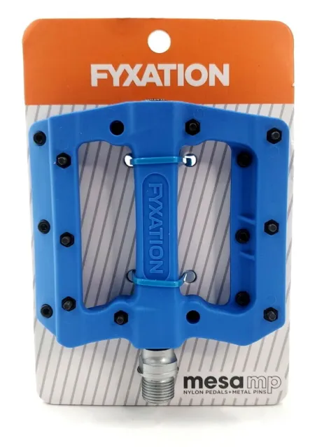 Fyxation Mesa MP Sealed Nylon Pedals 9/16 Blue w/ Replaceable Pins