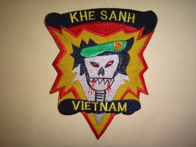 VIETNAM WAR PATCH US 5th Special Forces Group MACV-SOG Team At KHE SANH ...