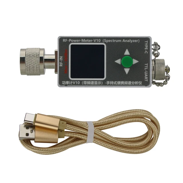 RF-POWER-METER-V10 RF POWER Meter Handheld Spectrum Analyzer w ...