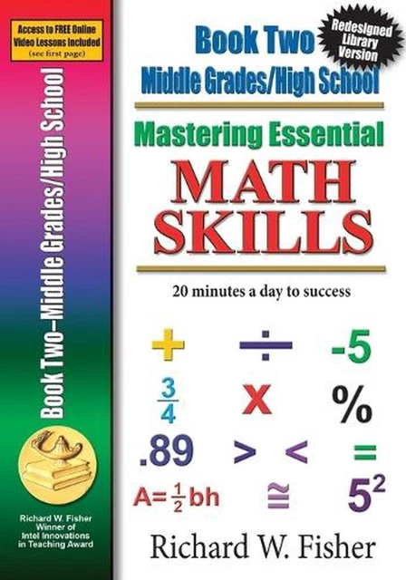 Mastering Essential Math Skills, Book 2, Middle Grades/High School: Re-designed