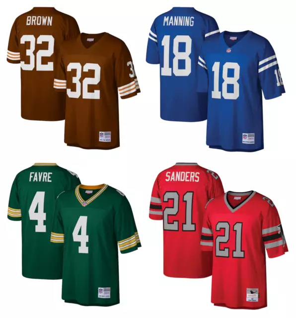 Mitchell & Ness NFL American Football Men's Retro Jersey Shirt Top - New