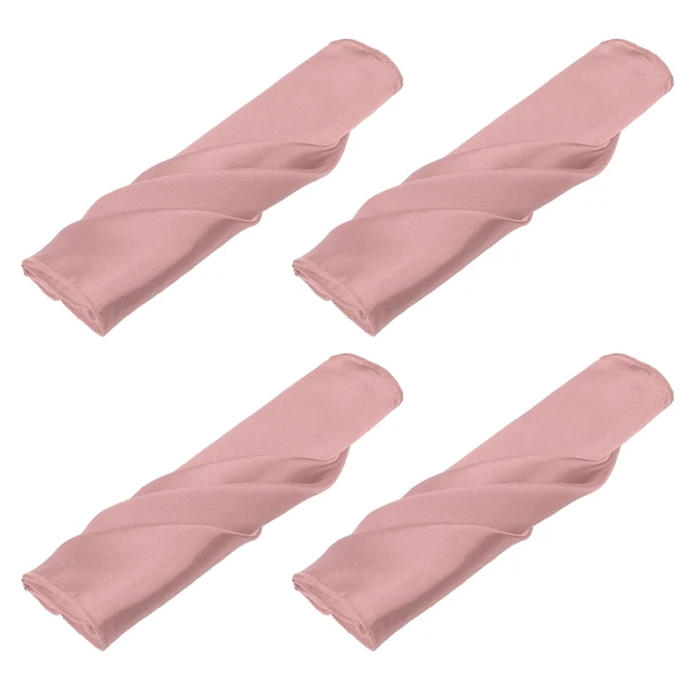12pcs Light pink Satin Table Napkins 20×20 Inch