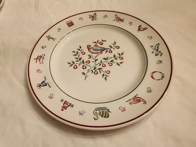 Partridge In A Pear Tree Johnson Bros TWELVE 12 DAYS OF CHRISTMAS Dinner Plate