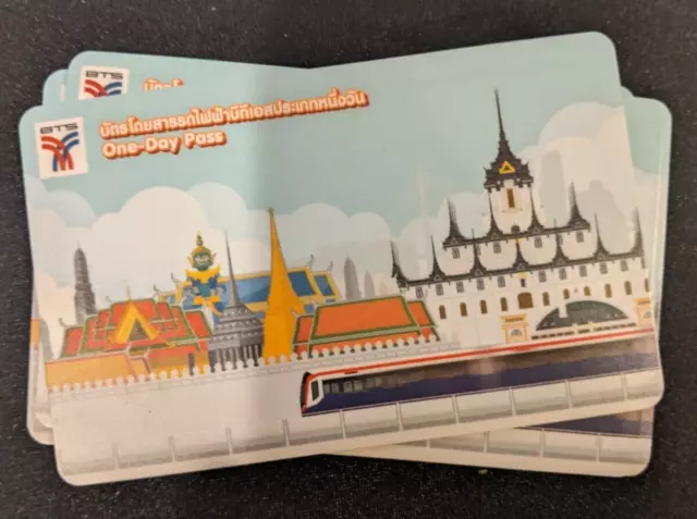 New Thailand Bangkok BTS One Day Train Unlimited Use Pass - Chitlom MBK Siam
