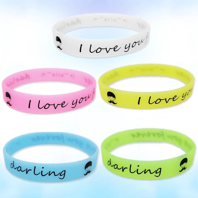 25 Pcs Rubber Wristbands Custom Wristbands Silicone Slap Bracelet 25 Pcs Rubber Wristbands Custom Wristbands Silicone Slap Bracelet