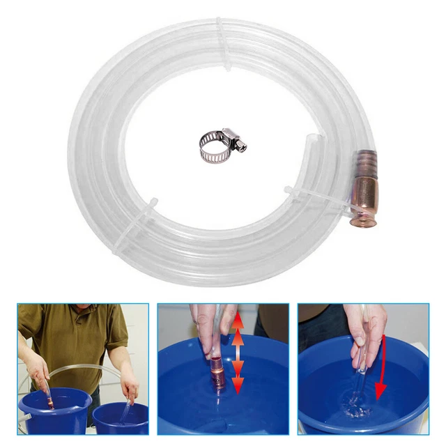 Sifone Per Travaso Liquidi - Per Birra, Vino, Automatico, Con Tubo Trasparente, Facile Da Usare