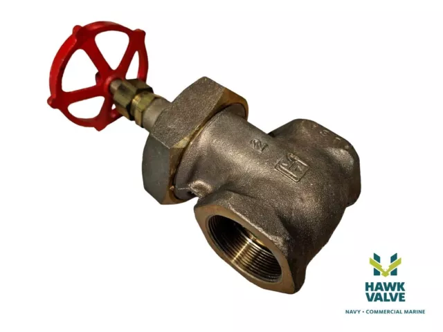 Milwaukee 2" Bronze 200 FNPT Non-Rising Stem Gate Valve Fig.1176