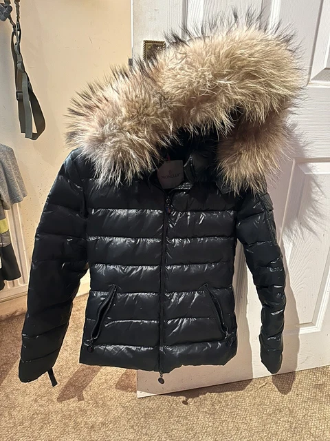 MONCLER WOMENS IVORY Armoise Giubbotto Fox Fur-Trim Puffer Jacket 