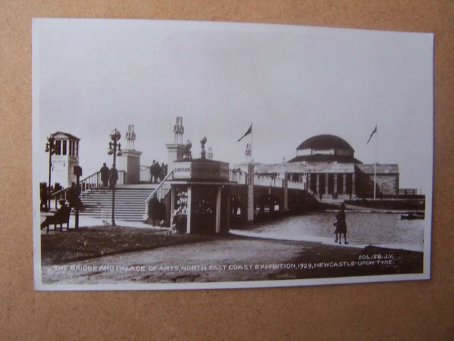 North East Coast   Exhibition  1929 postcard  please scroll down
