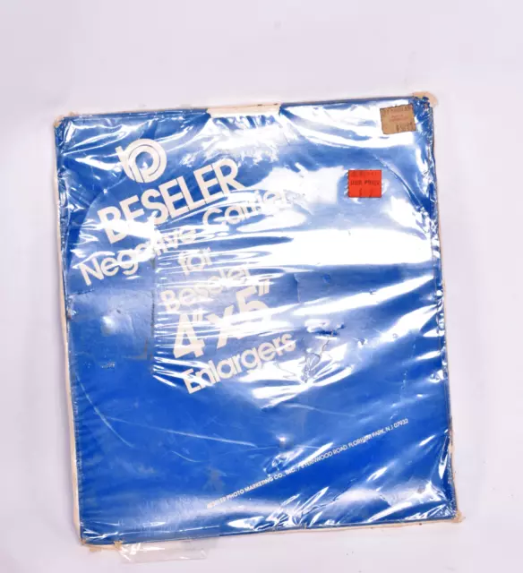 BESELER 4x5 Negativo Nuevo Stock Antiguo Sellado