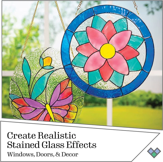 Gallery Glass Stained Glass PROMOGGSTR22 Painting Starter Kit, 10 Piece Set Incl 3