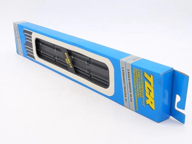 Tcr Slot Car Circuit Changement De File Boite De 2 Rails Droits 38Cm #33-068