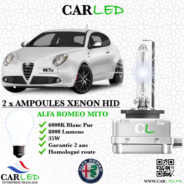 Kit Ampoule Hid Xénon Alfa Romeo Mito
