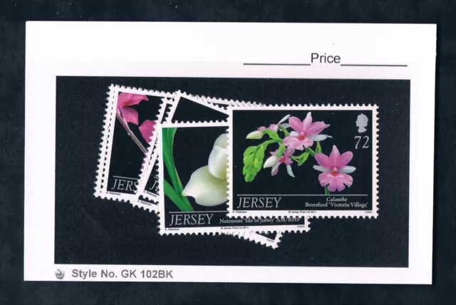 2/3 off $8.25 Scott Value - 2011 JERSEY GB UK Orchids 4 of 4 MNH NH UMM