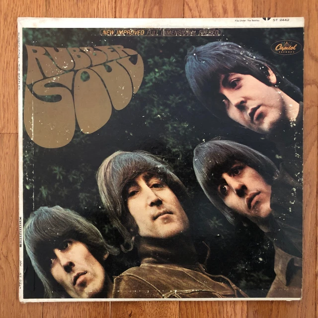 The Beatles - Rubber Soul LP Apple Records ST-2442 1971 Pressing Winchester