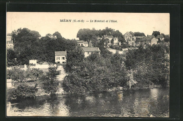 CPA Mery, Le Montcel et l´Oise 1927