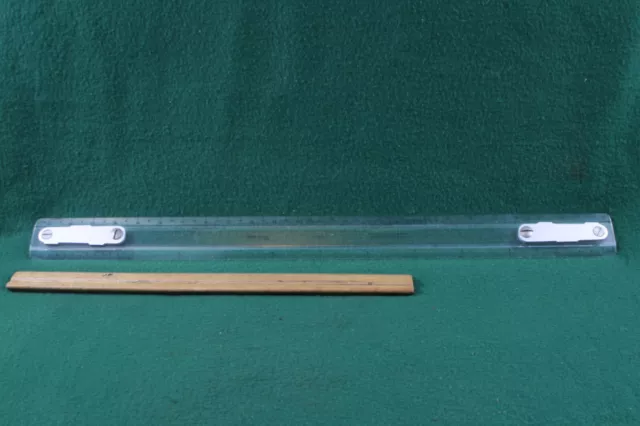 Vintage RARE W&G DRAFTING MACHINE SCALE RULE Australia WG/ODB18TR INV#PI03