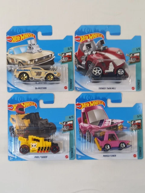 Lot De Voitures Miniatures Hot Wheels - Occasion + 1 Neuve - État Très Bon