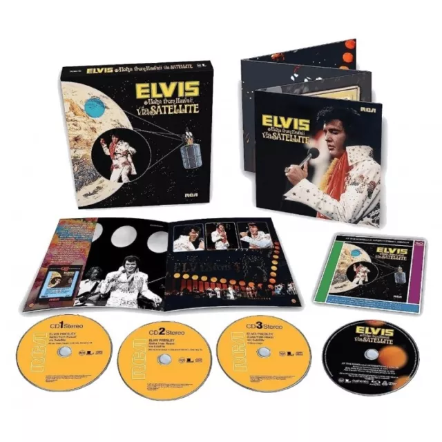 Elvis Presley Aloha from Hawaii Via Satellite (CD) Box Set Avec  Blu-ray