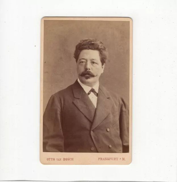 CDV Foto Herrenportrait - Frankfurt Main um 1880