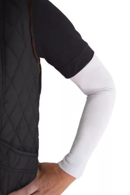 IceRays UV Arm Sleeves Pair 50+ White 3