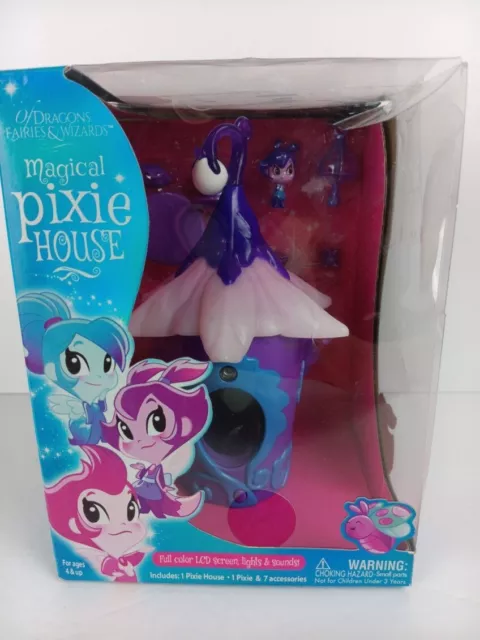 Of Dragons Fairies & Wizards Magical Pixie House Still in Box