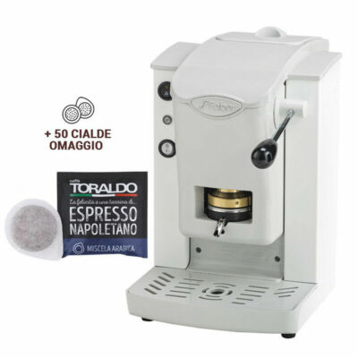 FABER FABER SLOT PLAST MACCHINA CAFFE' ESPRESSO CIALDE ESE 44mm BIANCO GRIGIO 