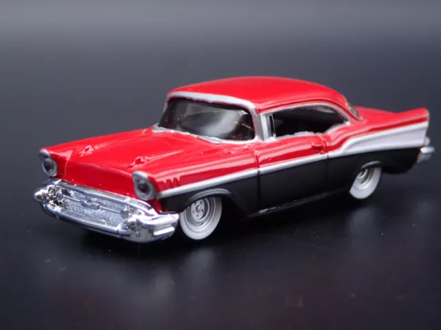 1957 57 Chevy Chevrolet Bel Air 1:64 Scale Collectible Diorama Diecast Model Car