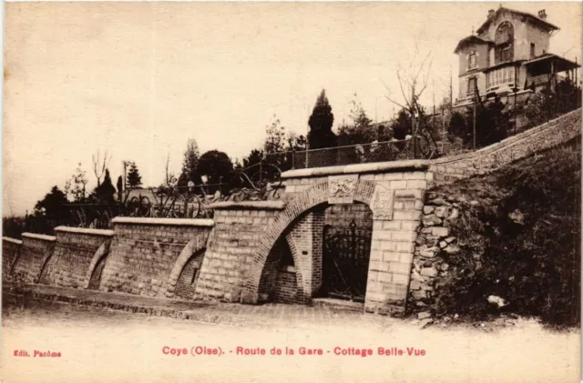 CPA COYE Route de la Gare - Cottage BELLE Vue (376863)