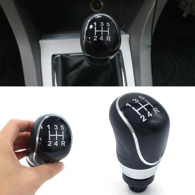 Bâton Pommeau Accessoires Plastique Remplacement Levier de Vitesses Noir Voiture
