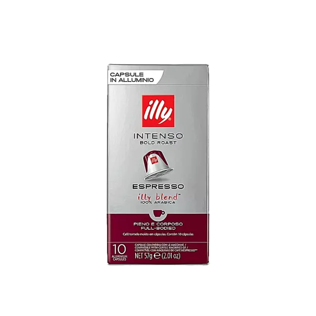 200 Illy Caffè Intenso Espresso Capsule Cialde Compatibili Macchine Nespresso