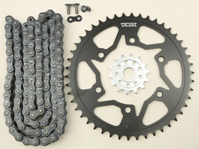 Vortex 520 SX3 Chain and Sprocket Kit Chain Size,114 Front,14 Rear Teeth #CK6384